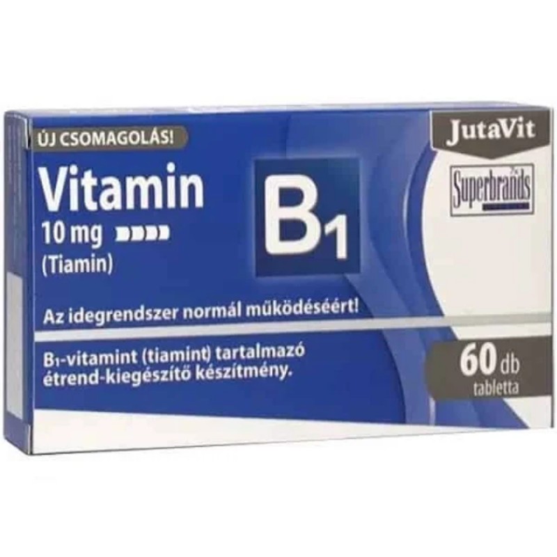 Vitamin JutaVit B1 10mg Tiamin 60db