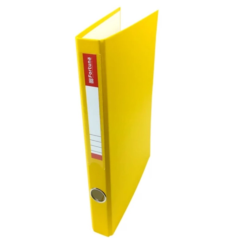 Gyűrűskönyv Fortuna A/4 4 gyűrűs 35 mm sárga