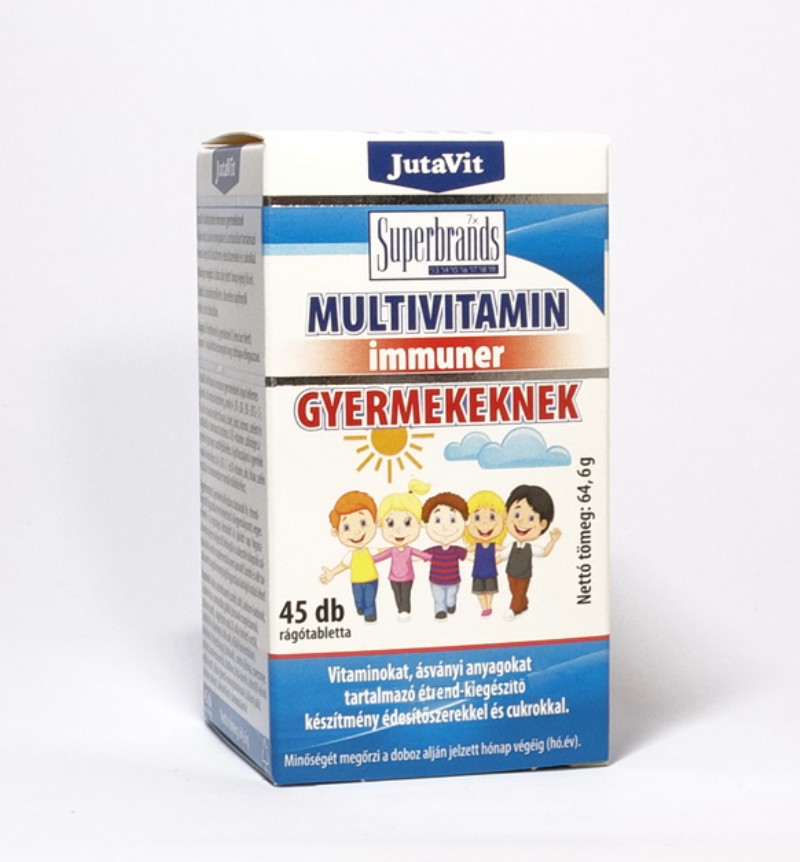 Vitamin JutaVit Multivitamin Gyerekeknek immuner 45db