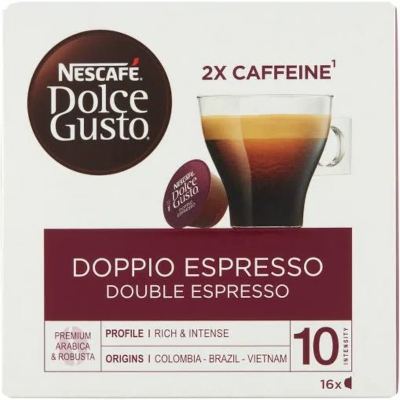 Kávé kapszula Dolce Gusto Doppio Espresso 16db/csomag