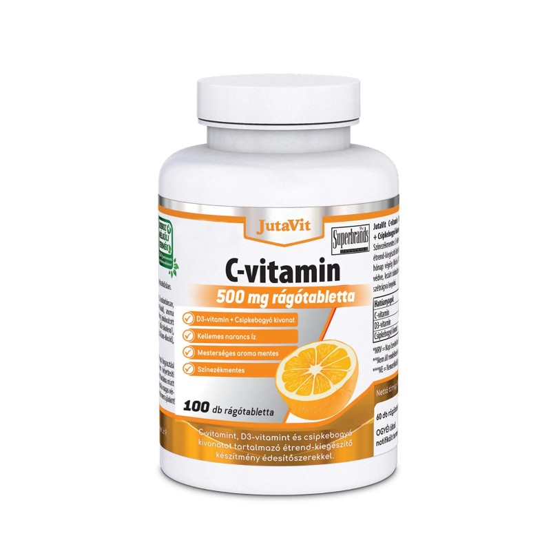 Vitamin JutaVit C-vitamin narancs ízű 100db