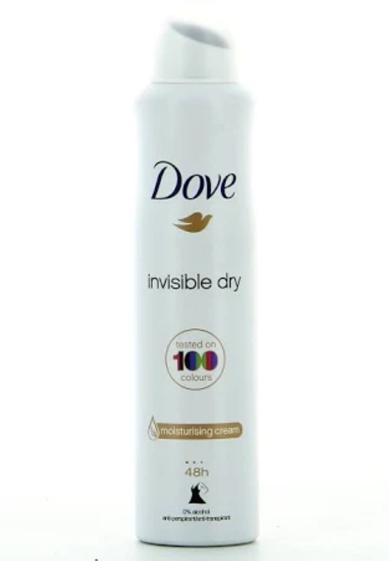 Dezodor Dove spray 250ml Invisible Dry