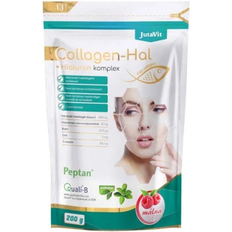 Vitamin JutaVit Collagen Málna 200g