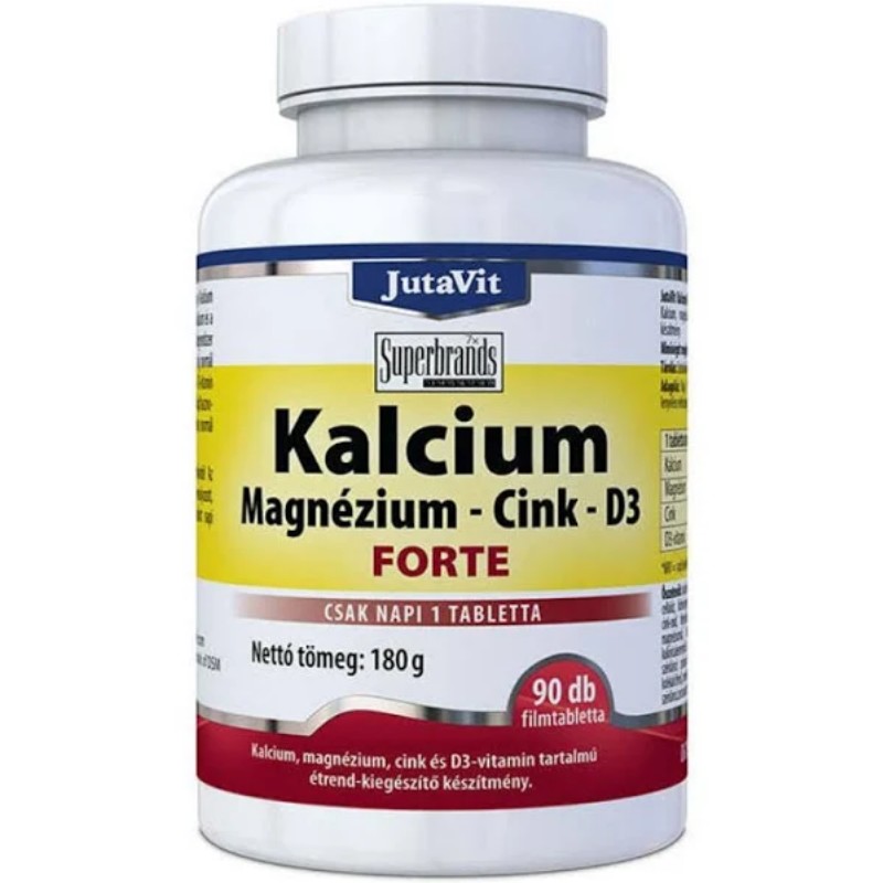 Vitamin JutaVit Kalcium+Magnézium+Cink forte 30db