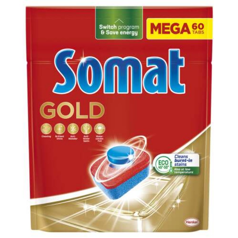 Mosogatógép tabletta Somat Gold 60db-os