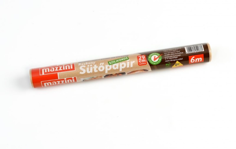 Sütőpapír Mazzini 29 cmx6 m Szilikonos Keskeny