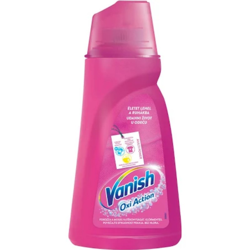 Folttisztító Vanish Oxi Action 1l rózsaszín