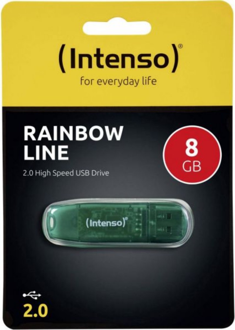 Pendrive Intenso 8GB Rainbow Line USB2.0