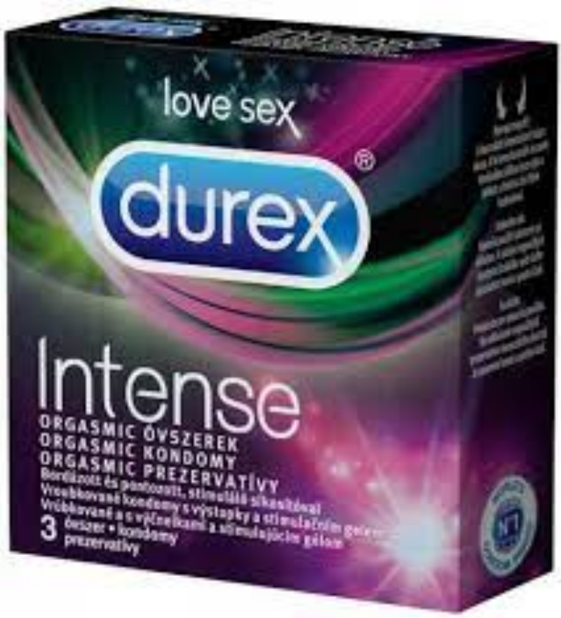 Óvszer Durex Intense Orgasmic 3 db/cs