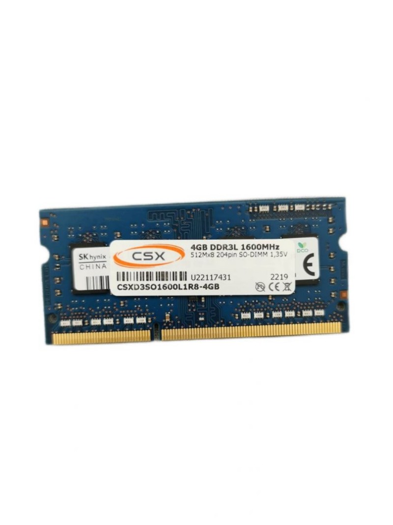 Memória CSX 4GB DDR3L 1600Mhz SODIMM