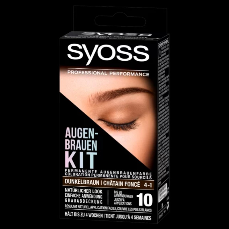 Szemöldökfesték Syoss Brow Tint Sötétbarna 4-1