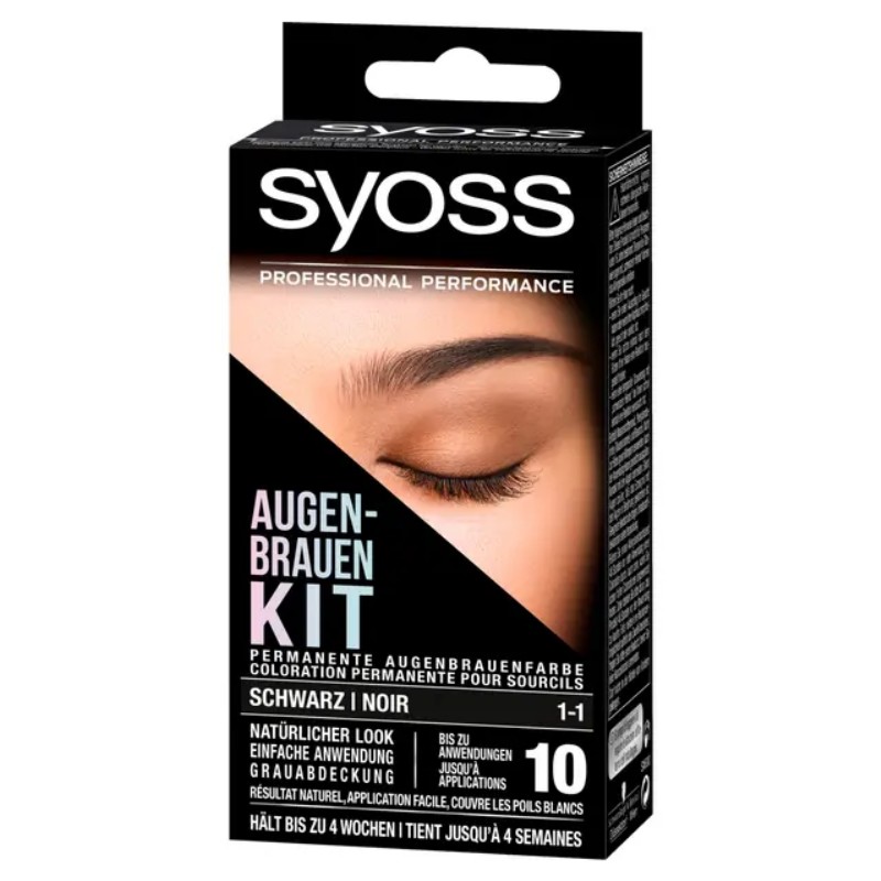 Szemöldökfesték Syoss Brow Tint fekete 1-1