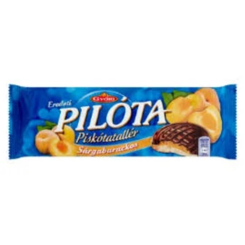 Piskótatallér Pilóta 147g Sárgabarackos