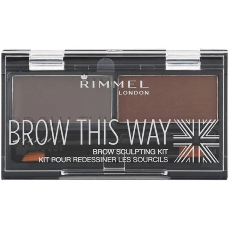 Szemöldök szett Rimmel 003 3,27g Dark Brown