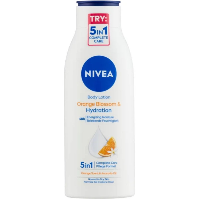 Testápoló Nivea Orange Blossom&Hydration 400ml