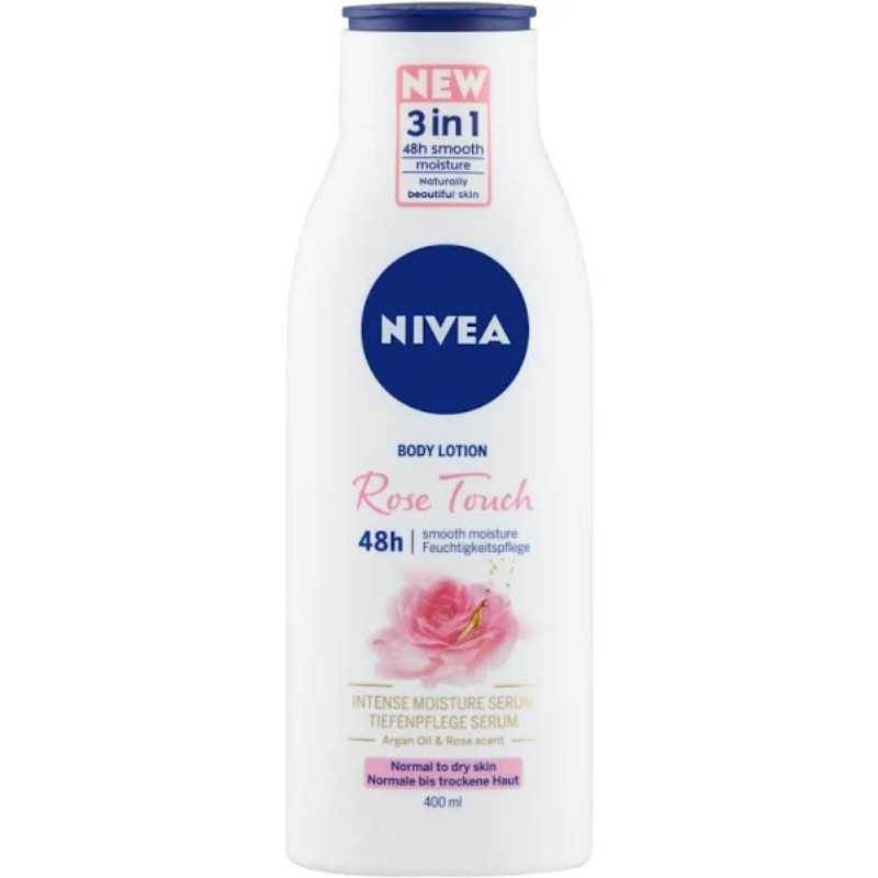 Testápoló Nivea Rose Touch&Hydration 400ml