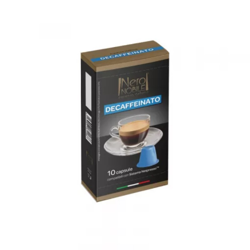 Kávé kapszula Nero Nobile Nespresso Decaffeinato 10 db