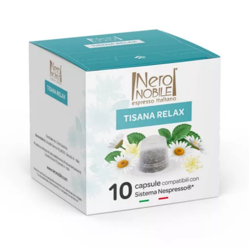 Kávé kapszula Nero Nobile Relaxációs gyógytea 10db-os