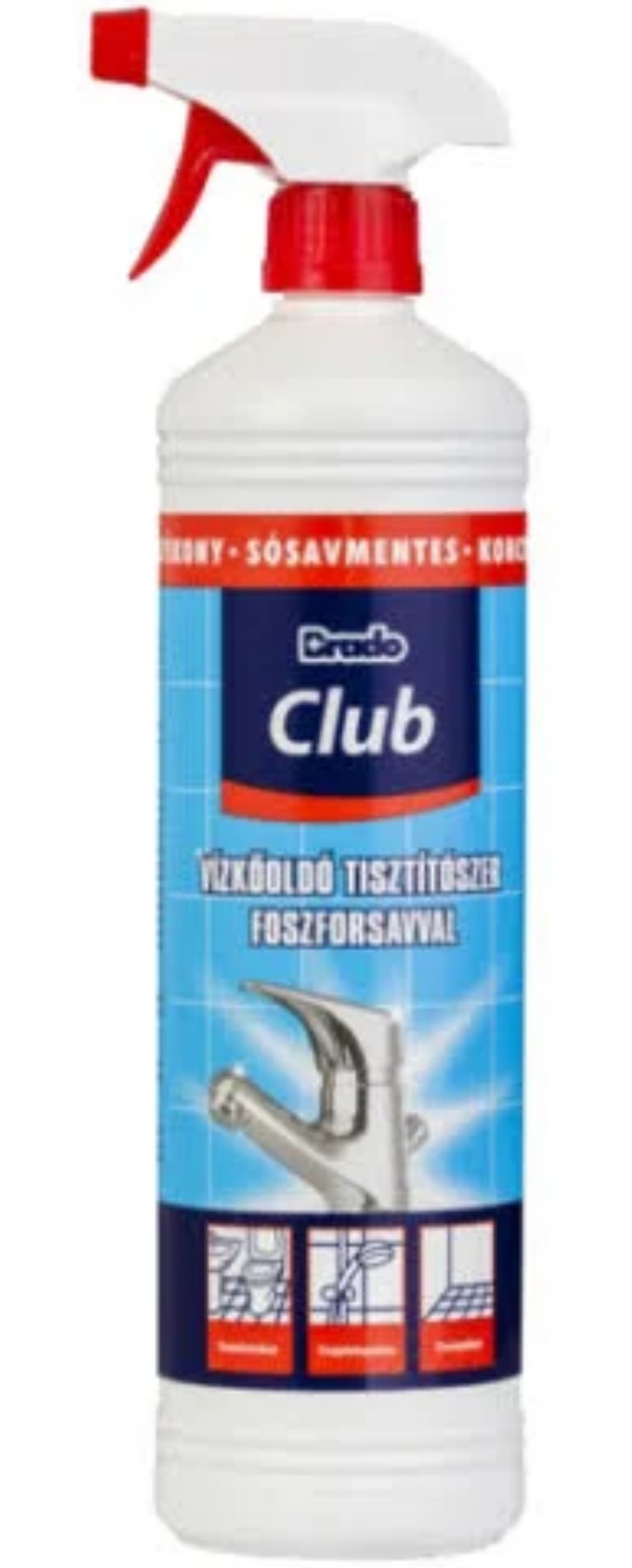 Vízkőoldó Brado Club szórófejes 1000ml