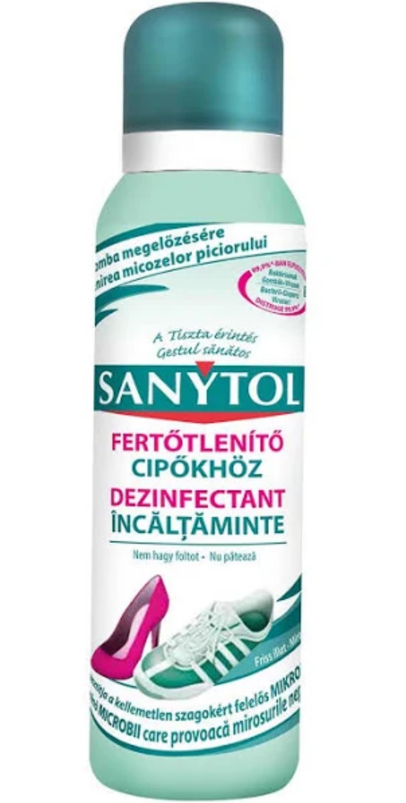 Fertőtlenítő spray Sanytol cipőköz 150ml