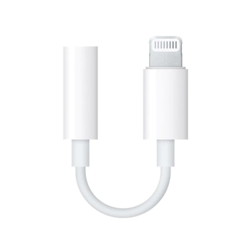 Kábel Apple adapter 3.5mm jack to lightning 8pin fehér