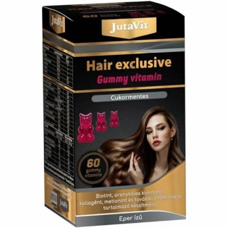 Vitamin JutaVit Hair Exclusive Gummy cukormentes 60db