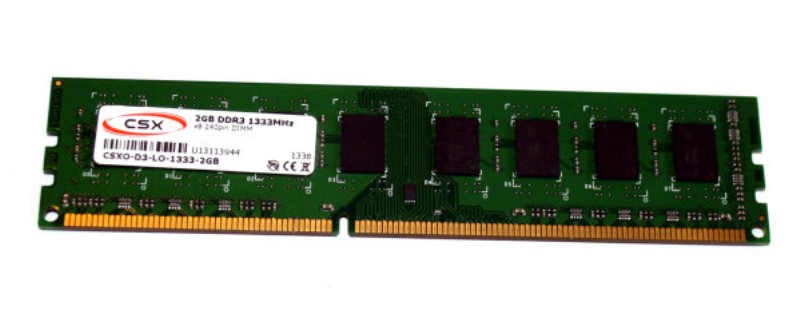 Memória CSX 2GB DDR3 1333Mhz CSXO-D3-LO-1333-2GB