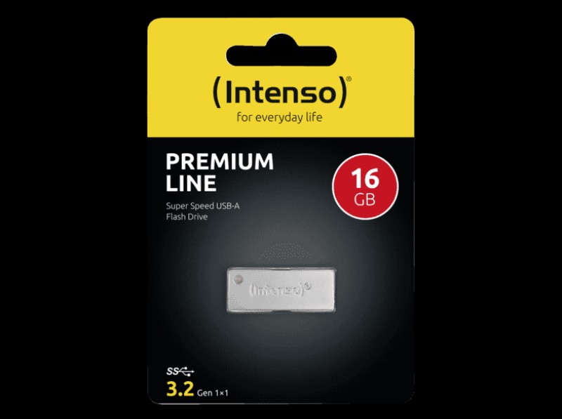 Pendrive Intenso 16GB Premium Line USB3.2 Silver