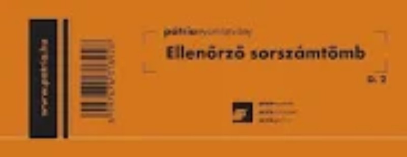 Ellenőrző sorszámtömb vegyes