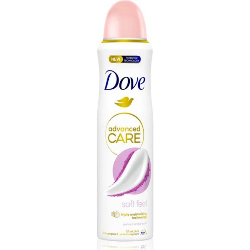 Dezodor Dove spray Advanced Care Soft Feel 150ml