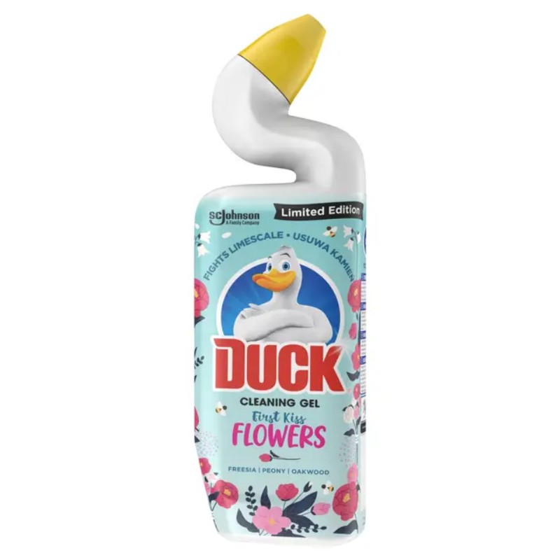 WC tisztító Duck 750 ml First Kiss Flowers