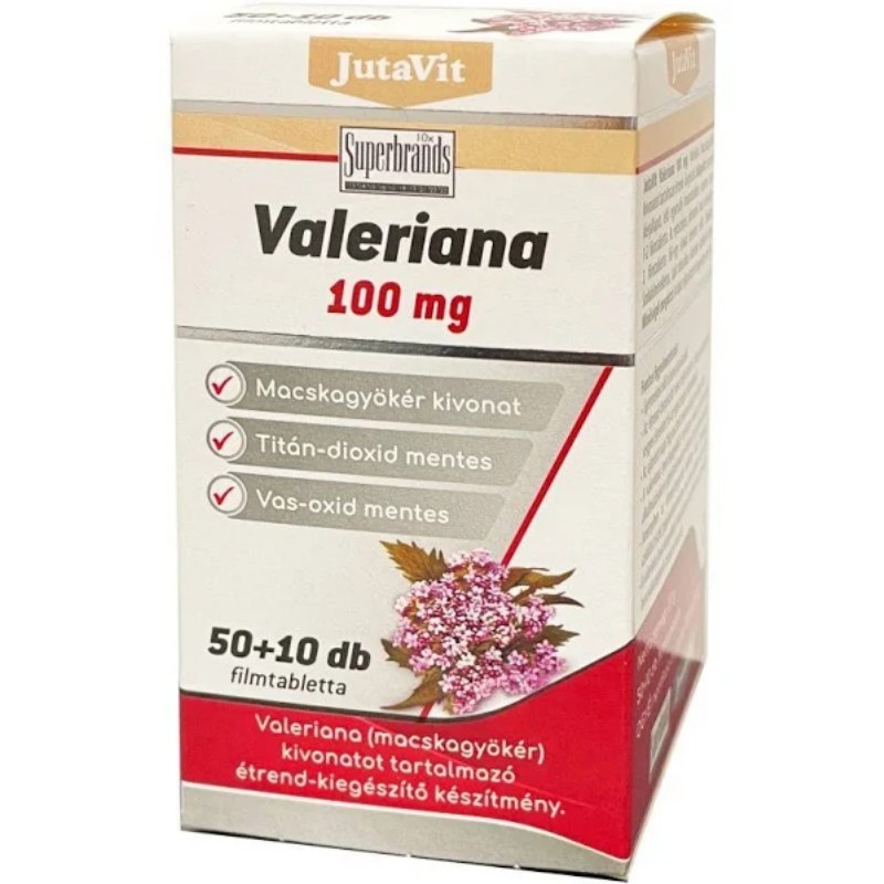 Vitamin JutaVit Valeriana 100mg 50+10db