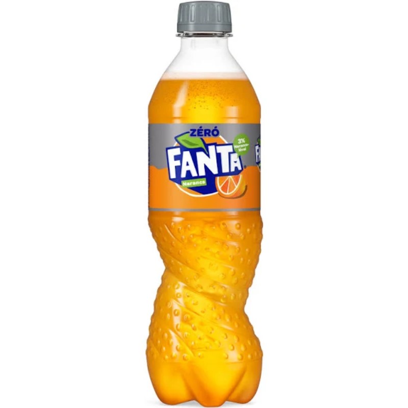 Üdítőital Fanta 0,5L Narancs Zero visszaváltható