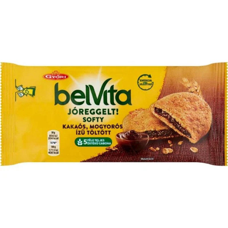 Keksz BelVita Jó reggelt Soft Bakes 50g csoki-mogyoró