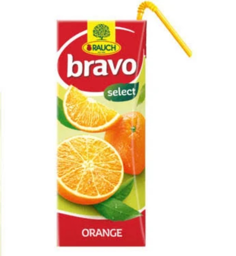 Gyümölcsital Bravo 0,2l Narancs