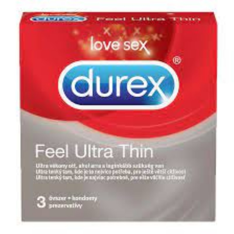 Óvszer Durex 3 db Feel Ultra Thin