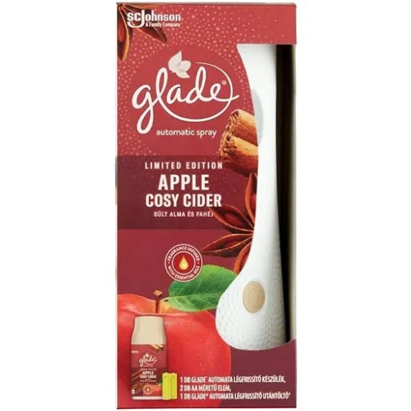 Légfrissítő Glade elektromos készülék 269ml Apple Cosy Cider