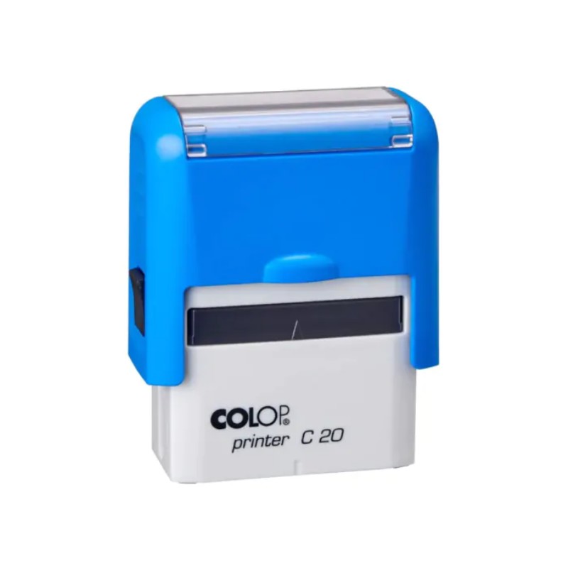 Bélyegző Colop Printer C20 kék ház, kék párna
