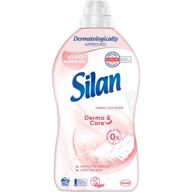 Öblítő Silan 1364ml Sensitive Derma 62 mosás