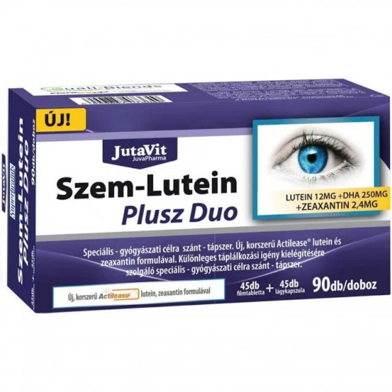 Szemcsepp JutaVit Eye-Lutein Plus Duo 90db/csomag