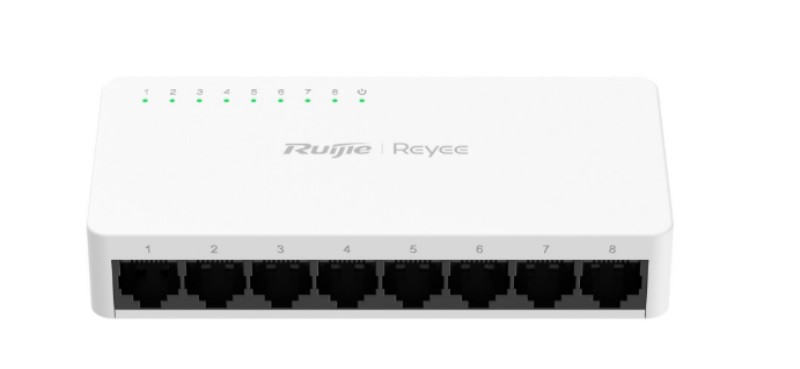 Switch Reyee 8Port 10/100Mb Steel case