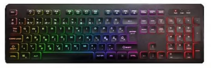 Billentyűzet Kolink K3203C RGB Black HU