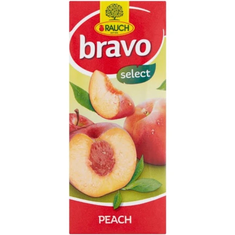 Gyümölcsital Bravo 0,2l Őszibarack
