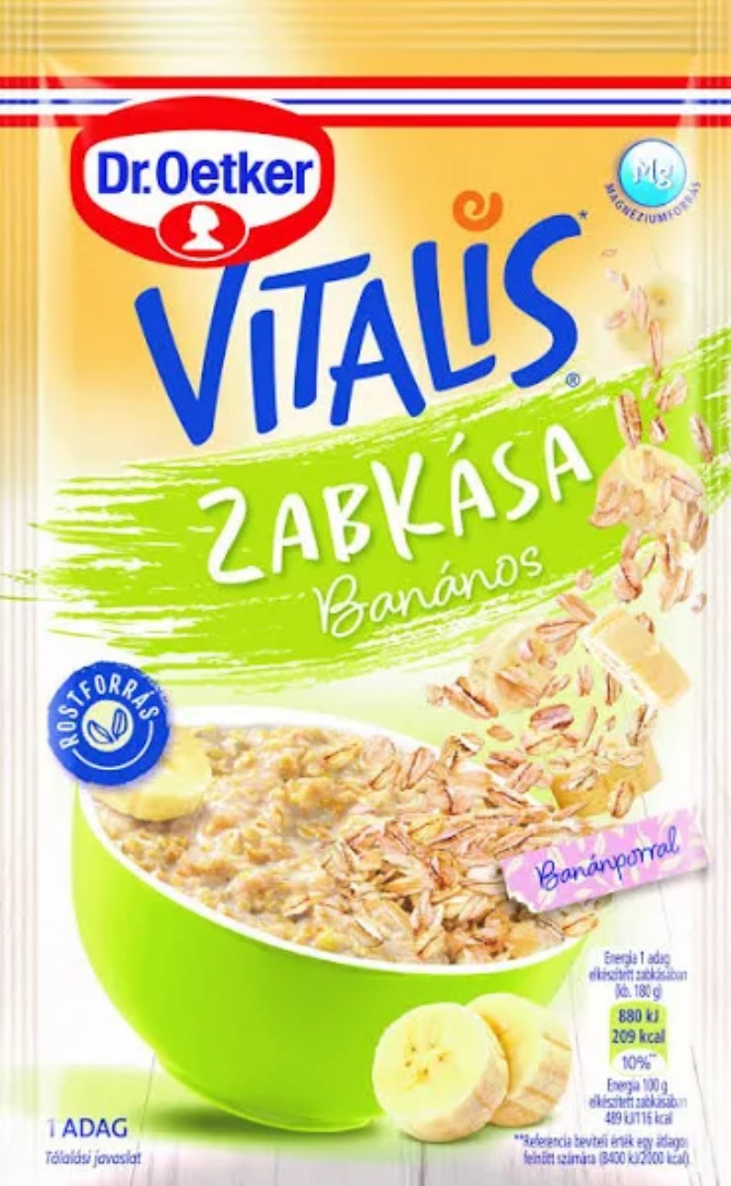 Zabkása Vitalis Banános 55g