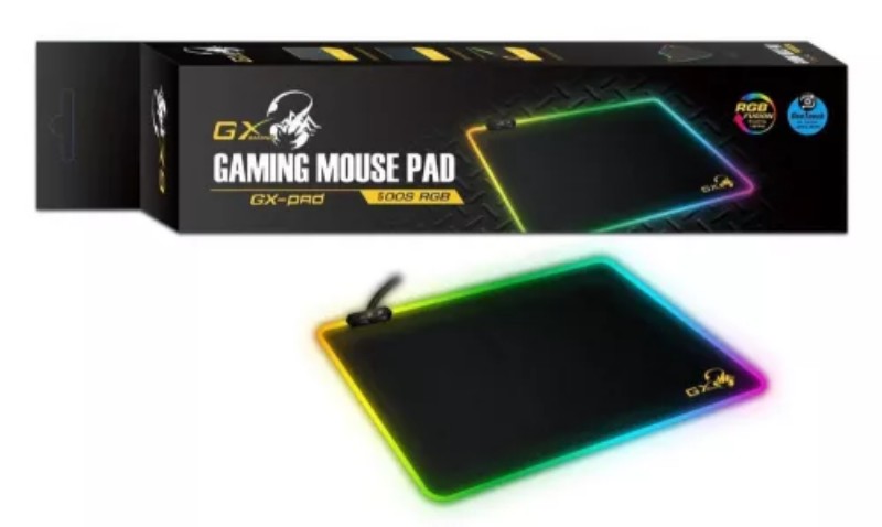 Egérpad Genius GX-Pad 500S RGB Gaming Black