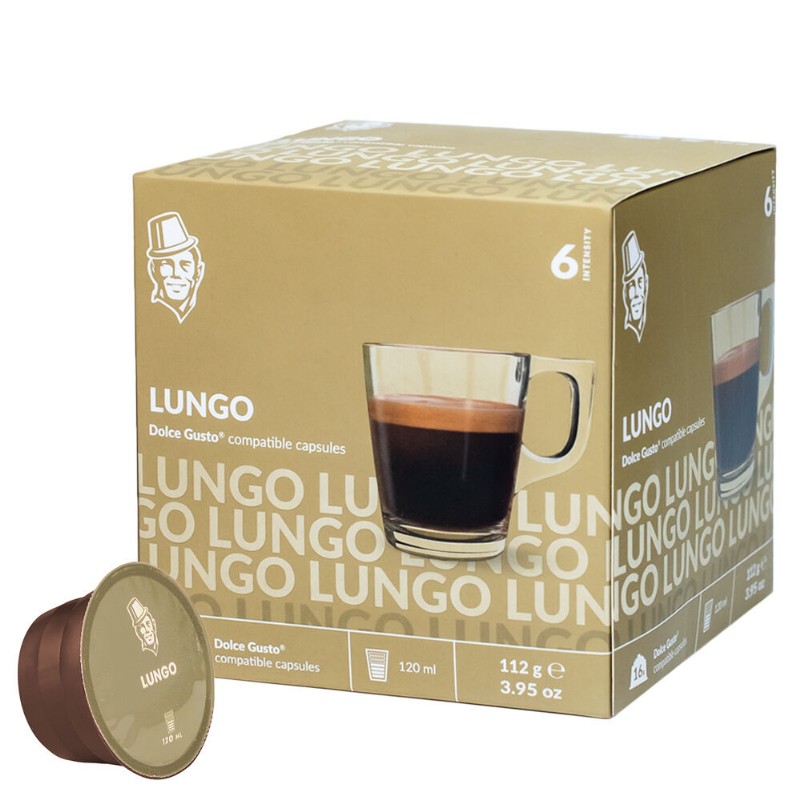 Kávé kapszula Dolce Gusto Lungo 16db/csomag