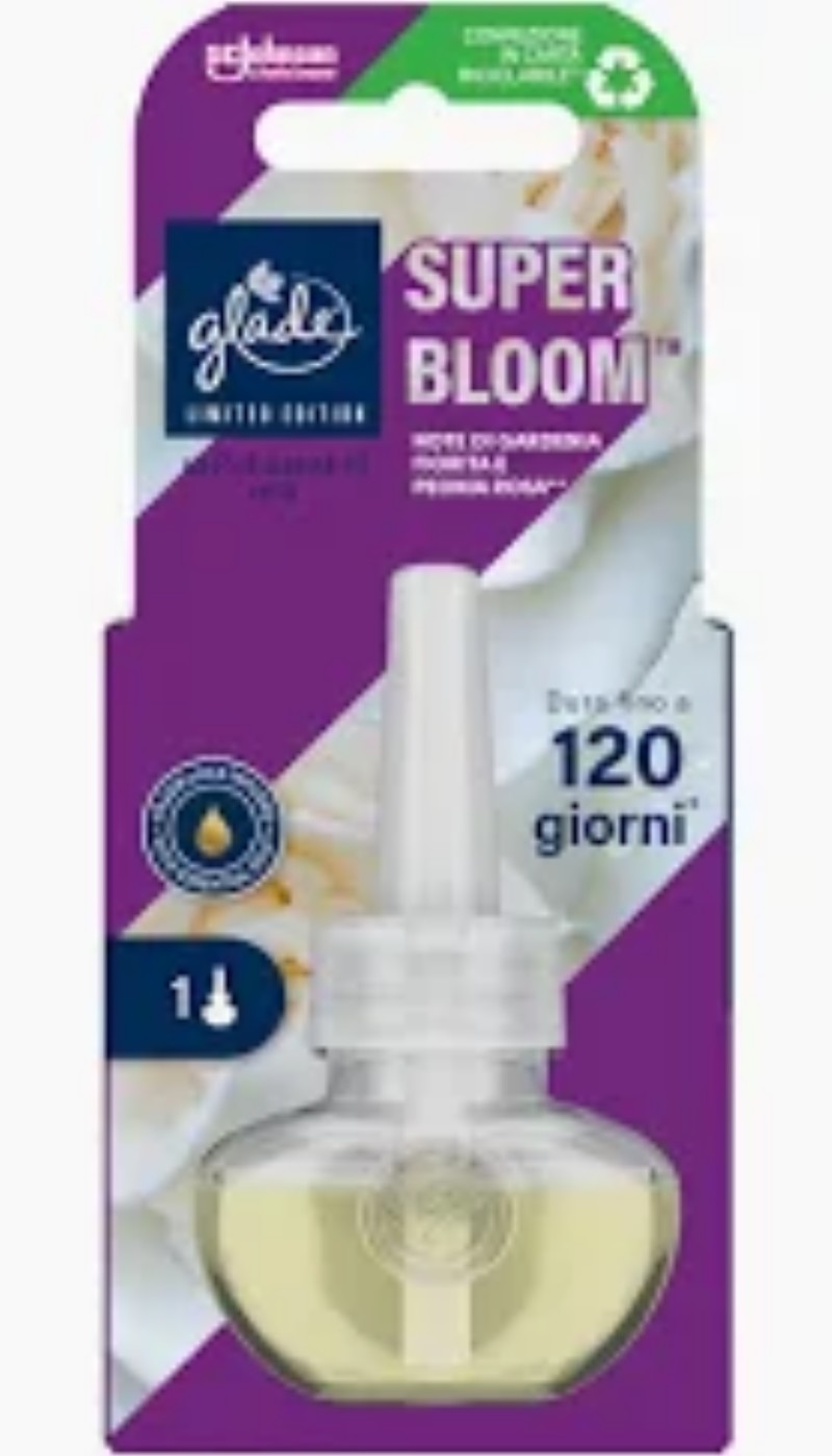 Légfrissítő utántöltő Glade 20ml Super Blossom