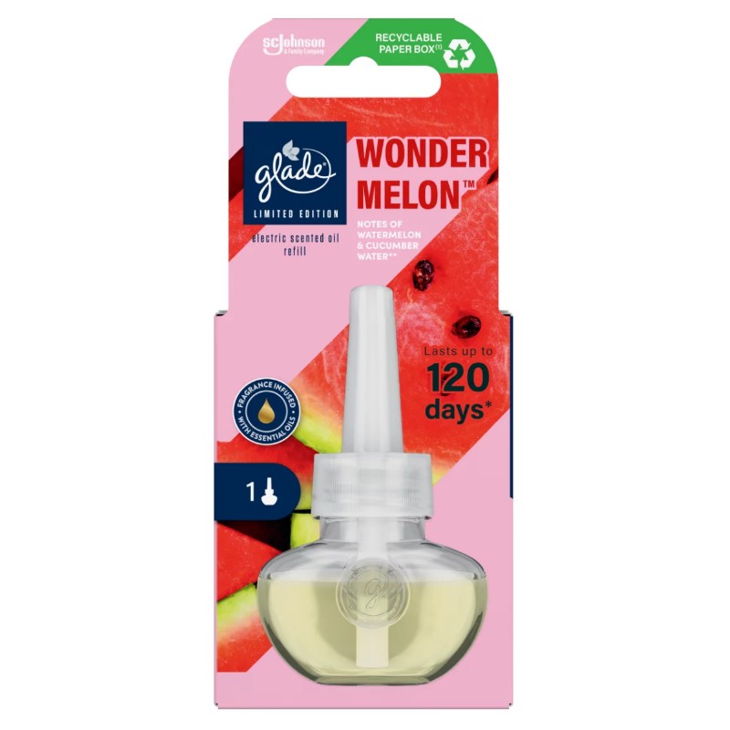 Légfrissítő utántöltő Glade 20ml Wonder Melon
