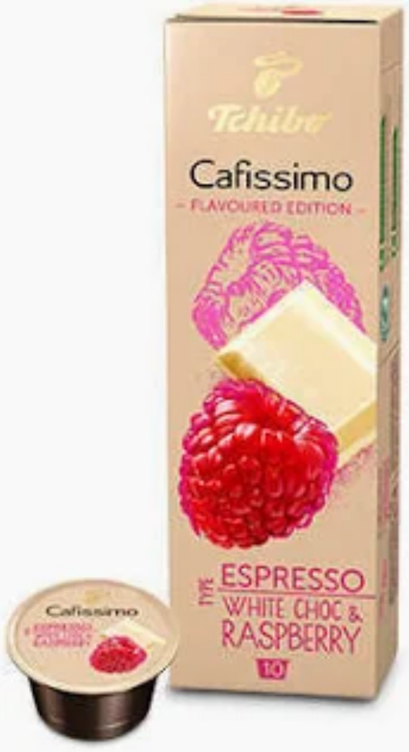 Kávé kapszula Tchibo White Choc & Raspberry 10db/csomag