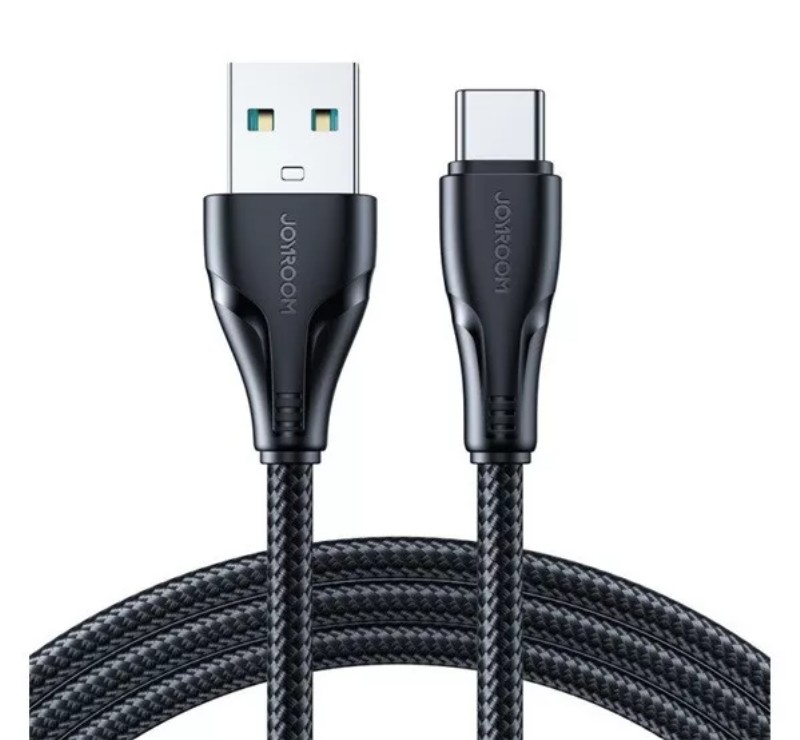 Kábel Joyroom Surpass USB-Type-C 120cm cipőfűző fekete